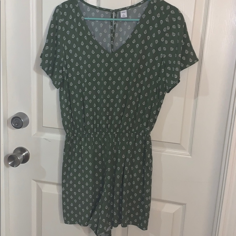 Olive Green Romper